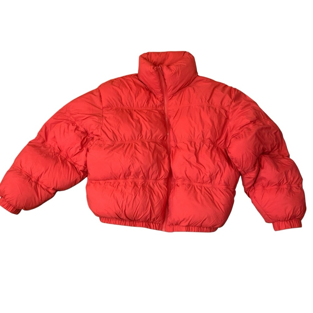 Wild Fable Women’s Red Puffer Jacket Large NWT